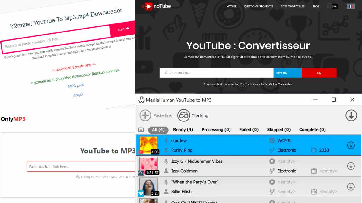 CONVERTIR VID O YOUTUBE EN MP3 LES 4 MEILLEURS LOGICIELS GRATUITS visual data 2